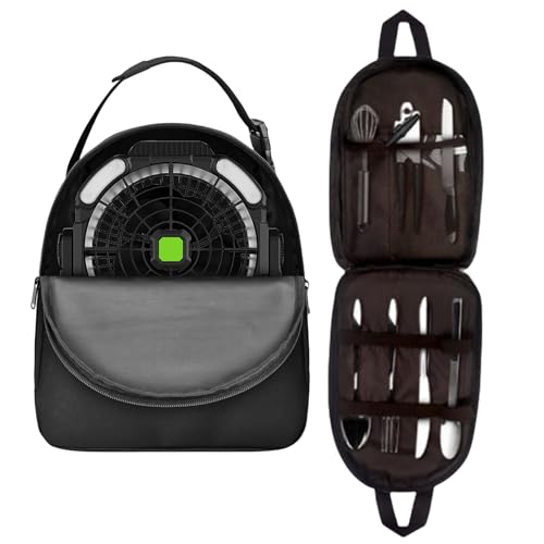 Renchey Camping Zubehör Organizer - Outdoor Ventilator Schutz Tasche Mit Griff - wasserdichte Staubschutzhülle Für Picknick Camping Tischgeschirr Sport Wandern von Renchey