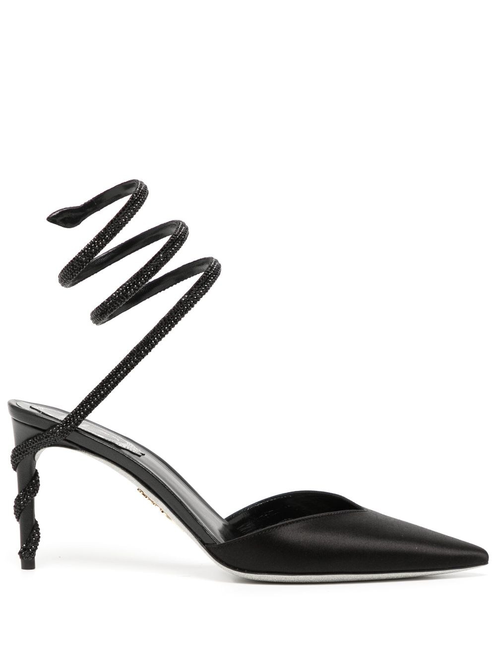 René Caovilla Pumps 80mm - Schwarz von René Caovilla