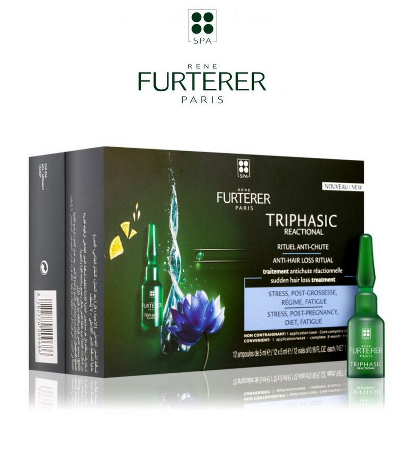 Rene Furterer Haarserum Ampullen Triphasic Reactional Anti-Hair Loss Ritual Serum 12x5ml Rene Furterer Haarserum Ampullen Triphasic Reactional Anti-Hair Loss Ritual Serum 12x5ml von Rene Furterer