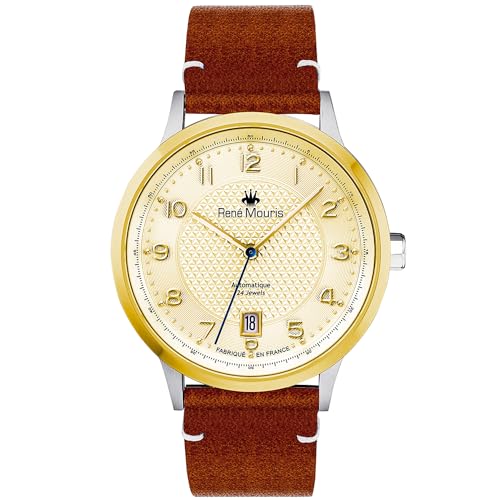 René Mouris Fidele Automatikuhren Für Paare – 41MM und 33MM Uhr Aus 316L Edelstahl – Echtes Saphirglas – 100M wasserdichte Armbanduhren Mit Lederarmband. René Mouris Fidele Automatikuhren Für Paare – 41MM und 33MM Uhr Aus 316L Edelstahl – Echtes Saphirglas – 100M wasserdichte Armbanduhren Mit Lederarmband. von René Mouris