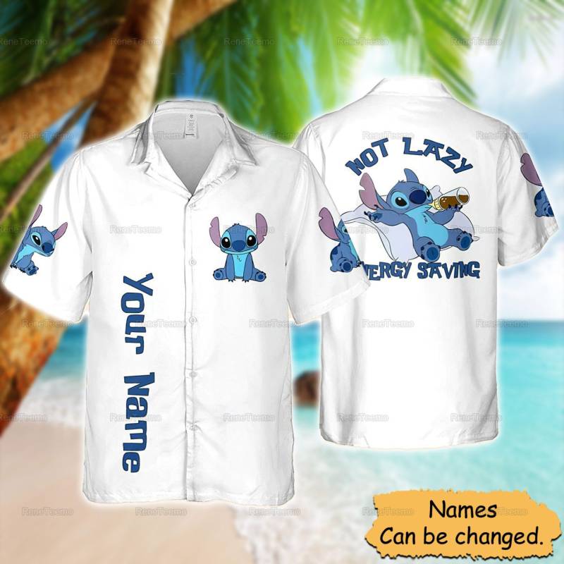 Niedliches Stitch Beach Shirt, Strand Hawaiian Sommer Urlaubs Lilo Und Shirt von ReneTeemo