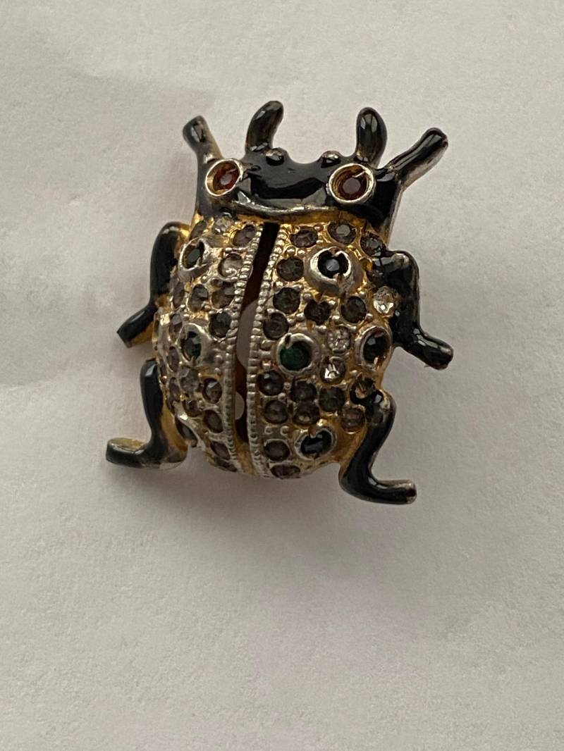 Coro Beetle Brosche -Pin- Parfüm Diffusor - 1940Er Jahre- Selten Sammlerstück von ReneeSparkles