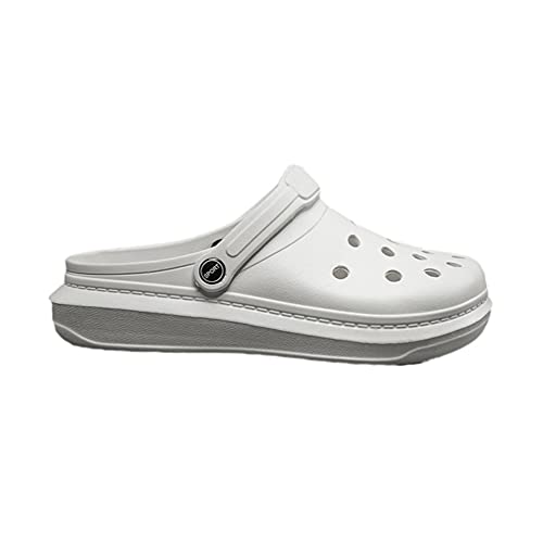 Rengzun Clogs Herren Damen rutschfest Leicht Gartenschuhe Eva Atmungsaktiv Strand Hausschuhe Größen 35-46 von Rengzun