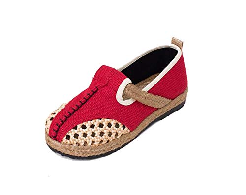 Rengzun Damen Baumwolle Leinen Espadrilles Flache Schuhe Leicht und Atmungsaktiv Slip-on Segeltuchschuhe Freizeitschuhe Flatschuhe Rengzun Damen Baumwolle Leinen Espadrilles Flache Schuhe Leicht und Atmungsaktiv Slip-on Segeltuchschuhe Freizeitschuhe Flatschuhe von Rengzun