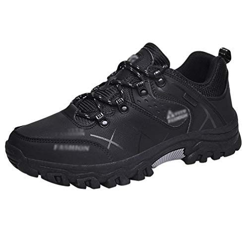 Rengzun Herren Wanderschuhe Trekkingstiefel Abenteuer Outdoor Sport Wanderhalbschuhe wasserdichte Verschleißfeste rutschfest Low-top Sneaker Trekkingschuhe Für Männer von Rengzun