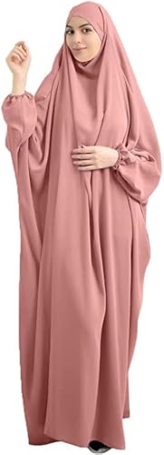 Frauen Kleid Muslim One Piece Gebet Kleid für Frauen Abaya Islamic Middle East Dubai Türkei Maxi Abaya Kaftan mit Hijab Kleid Full Cover Kleid von Renholin