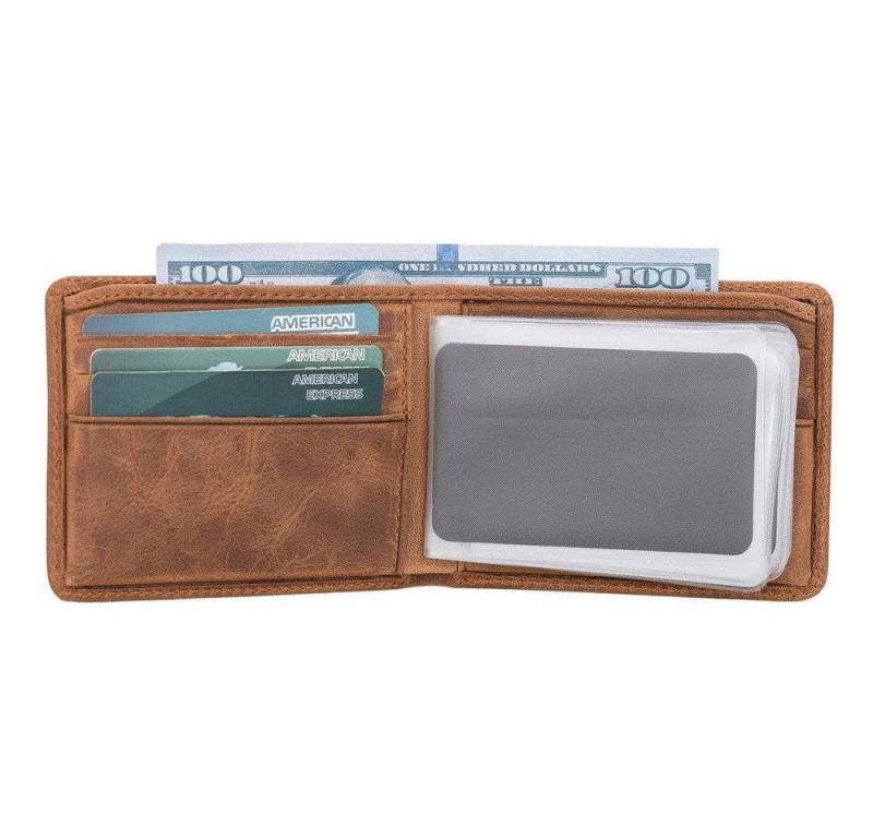 Renna Leather Brieftasche Geldbörse Münzfach Geldscheinfach von Renna Leather