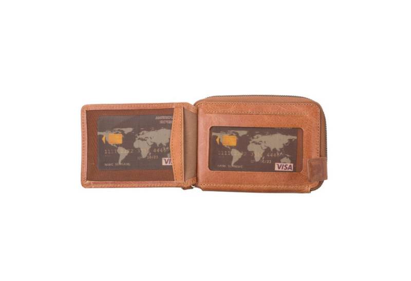 Renna Leather Brieftasche Geldbörse Münzfach Geldscheinfach von Renna Leather