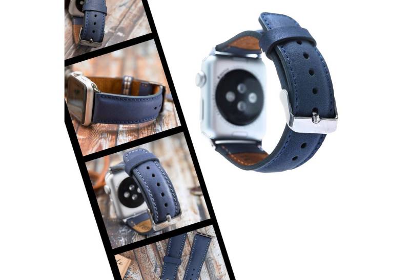 Renna Leather Smartwatch-Armband Apple Watch Band für Series 11/10 / Ultra/9/SE/8-1 Echtleder Armband von Renna Leather