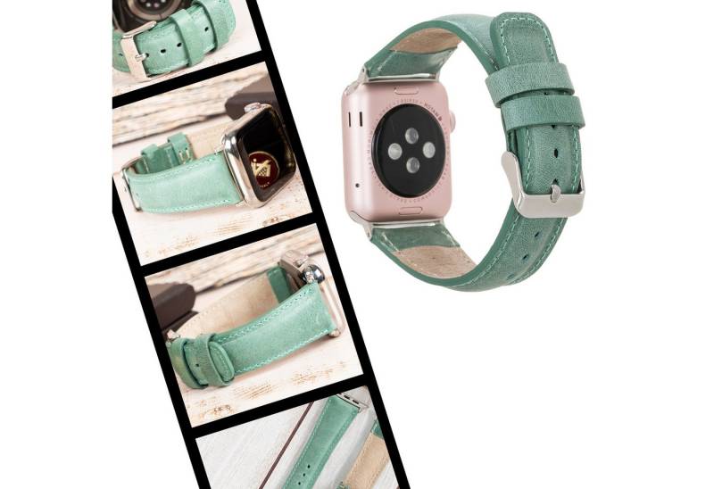 Renna Leather Smartwatch-Armband Apple Watch Band für Series 11/10 / Ultra/9/SE/8-1 Echtleder Armband von Renna Leather