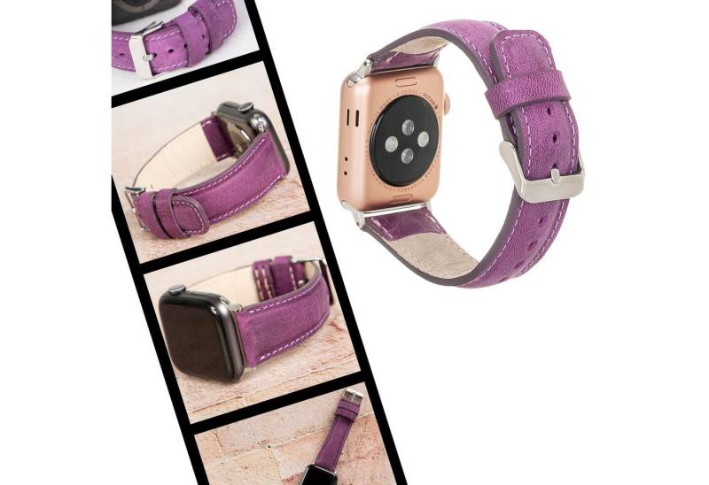 Renna Leather Smartwatch-Armband Apple Watch Band für Series 11/10 / Ultra/9/SE/8-1 Echtleder Armband von Renna Leather