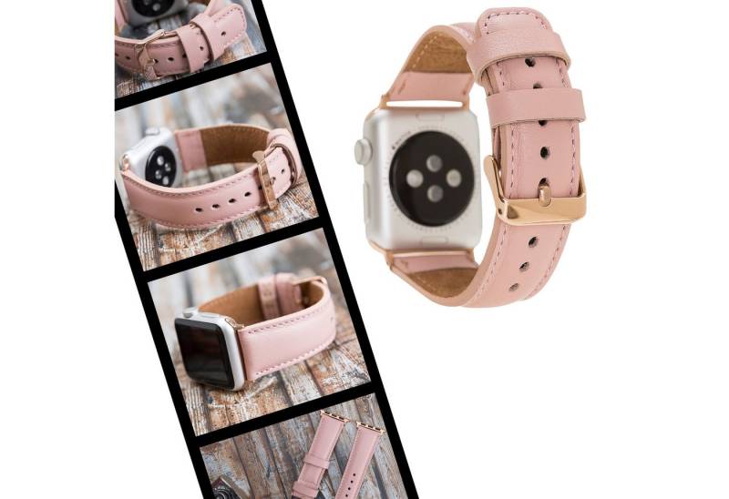 Renna Leather Smartwatch-Armband Apple Watch Band für Series 11/10 / Ultra/9/SE/8-1 Echtleder Armband von Renna Leather