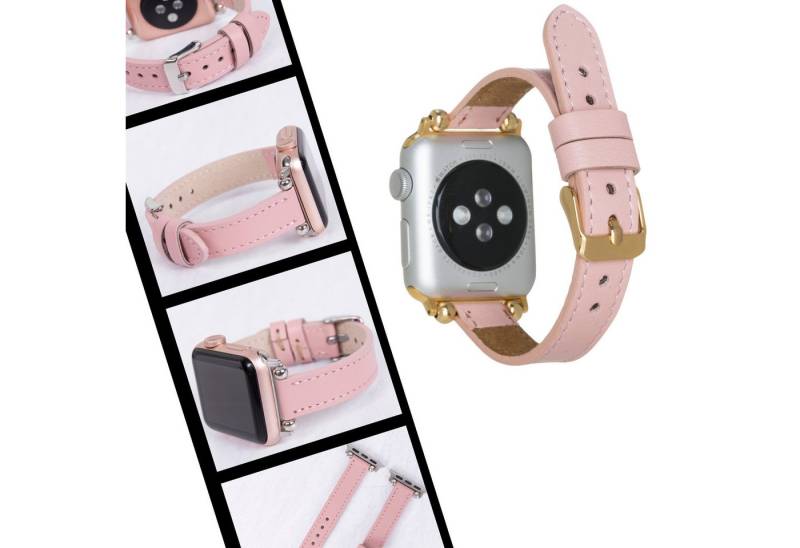 Renna Leather Smartwatch-Armband Apple Watch Band für Series 11/10 / Ultra/9/SE/8-1 Echtleder Armband von Renna Leather