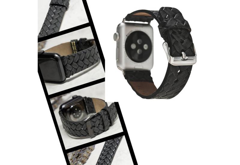 Renna Leather Smartwatch-Armband Apple Watch Band für Series 11/10 / Ultra/9/SE/8-1 Echtleder Armband von Renna Leather