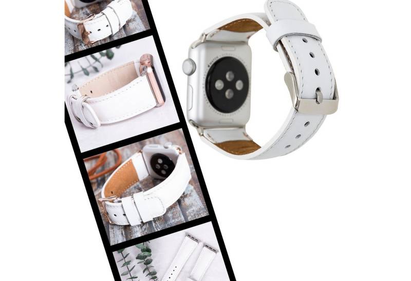 Renna Leather Smartwatch-Armband Apple Watch Band für Series 11/10 / Ultra/9/SE/8-1 Echtleder Armband von Renna Leather