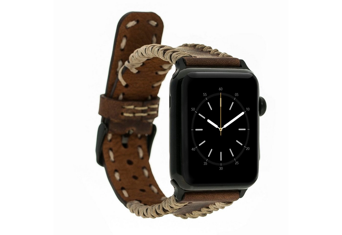 Renna Leather Smartwatch-Armband Apple Watch Band für Series Ultra/9/8/7SE/6-1 Echtleder Ersatzarmband von Renna Leather