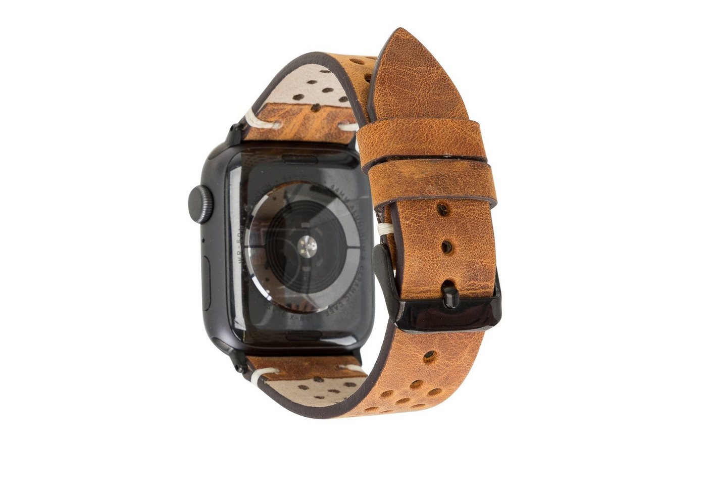 Renna Leather Smartwatch-Armband Apple Watch Band für Series Ultra/9/8/7SE/6-1 Echtleder Ersatzarmband von Renna Leather