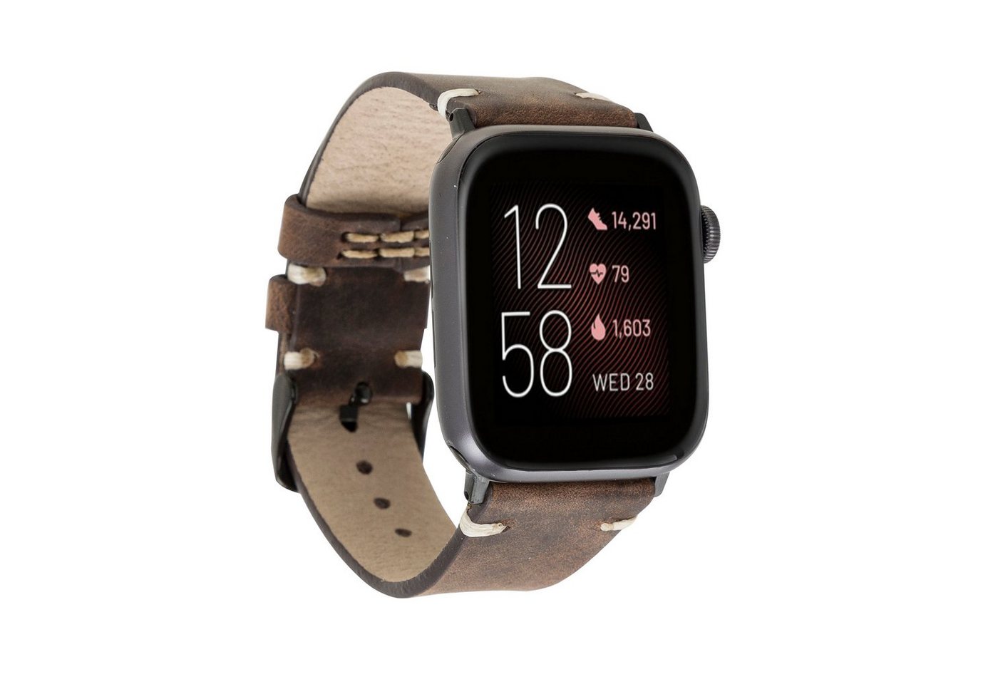 Renna Leather Smartwatch-Armband Samsung Galaxy 6 / 5 Echtes Leder Armband von Renna Leather