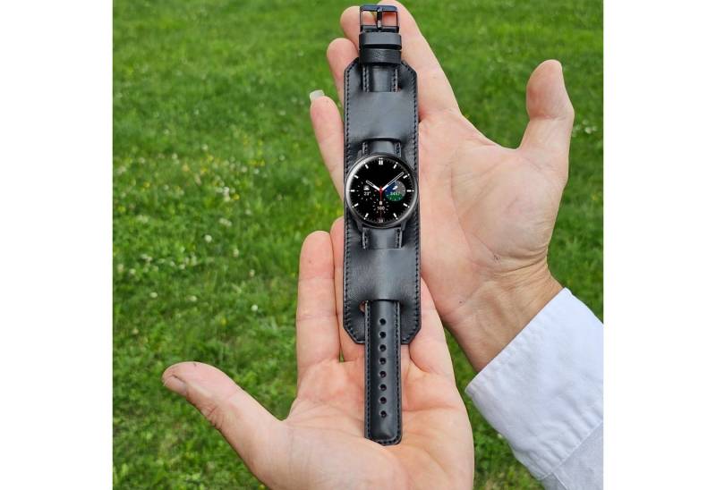 Renna Leather Smartwatch-Armband Samsung Galaxy 6 / 5 Echtes Leder Armband von Renna Leather