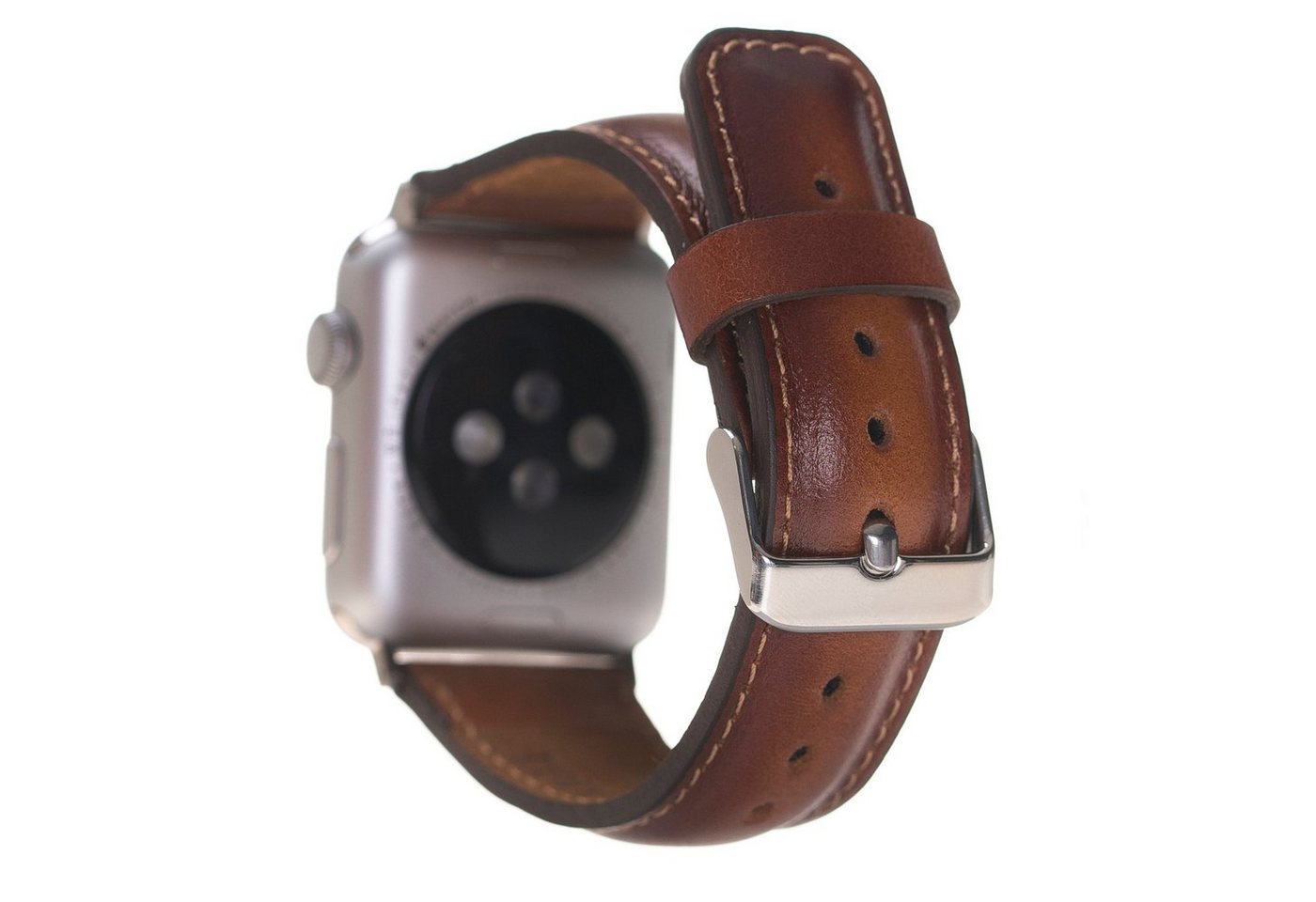 Renna Leather Uhrenarmband Apple Watch Band für Series Ultra/9/8/7SE/6-1 Echtleder Ersatzarmband von Renna Leather
