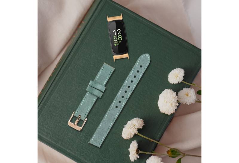 Renna Leather Uhrenarmband Fitbit Inspire 1 2 3 Leder Smart Uhrenarmband von Renna Leather