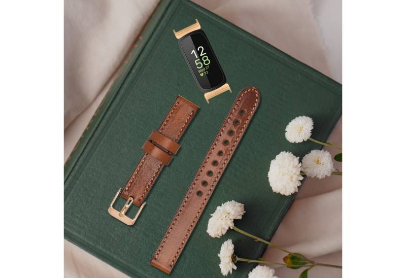 Renna Leather Uhrenarmband Fitbit Inspire 1 2 3 Leder Smart Uhrenarmband von Renna Leather