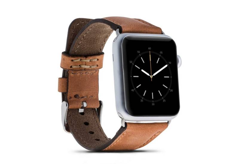 Renna Leather Uhrenarmband Garmin QR20 QR22 QF20 QF22 QF26 Leder Smart Uhrenarmband von Renna Leather