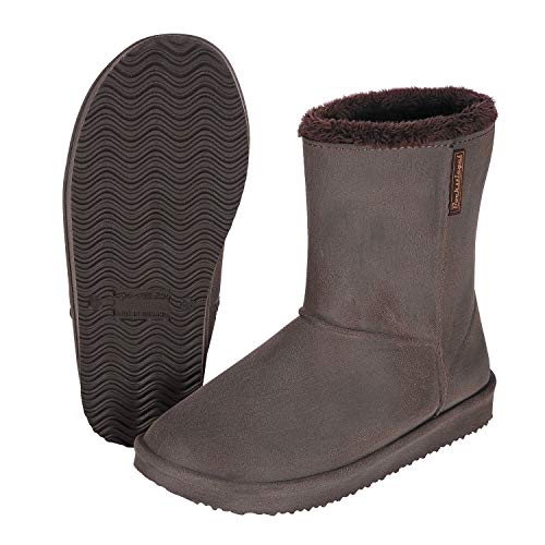 Renner Damen Gummistiefel Gefüttert Winter Boots Wasserdicht, Braun, 36 von RennerXXL