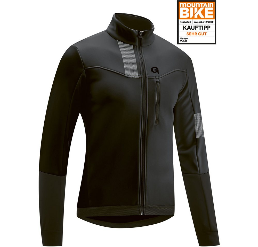 RennerXXL Fahrradjacke Gonso Valaff Herren Softshell Fahrrad Jacke Winter von RennerXXL