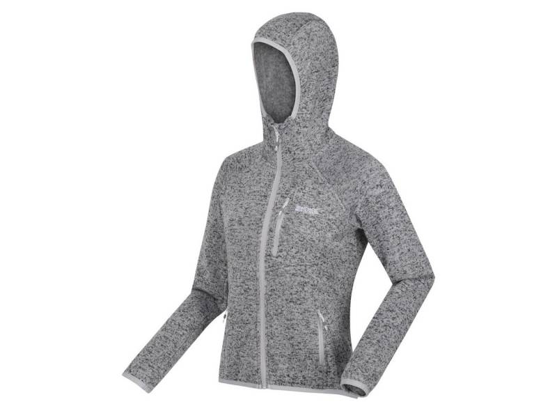 RennerXXL Fleecejacke Newhill Damen XXL Strick-Fleece-Jacke Übergrößen Kapuze, Stretchbündchen, zwei Reißverschlusstaschen von RennerXXL