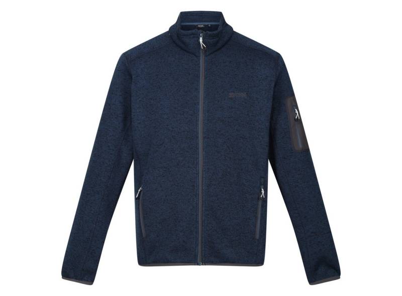 RennerXXL Fleecejacke Newhill XXL Herren Strickfleece Jacke Übergrößen Meliertes Poly-Strickgewebe, zwei seitliche Reißverschlusstaschen von RennerXXL