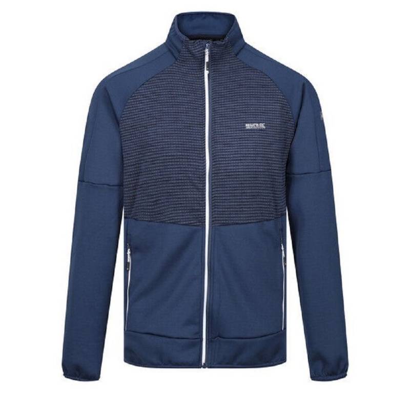RennerXXL Fleecejacke Yare Herren STRETCH in Übergrößen XXL-5XL Stretcheinfassung an Kragen, Ärmelbündchen und Saum von RennerXXL