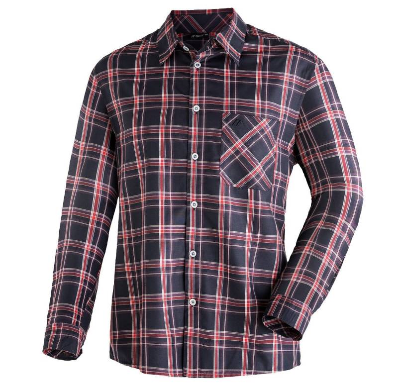 RennerXXL Funktionshemd Maier Sports Claas Herren Langarm Wanderhemd Sonnenschutzkragen, Krempelarm-Funktion von RennerXXL