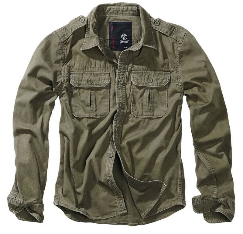 RennerXXL Funktionshemd Vintage Shirt Herren Cargo Hemd Langarm Übergröße von RennerXXL