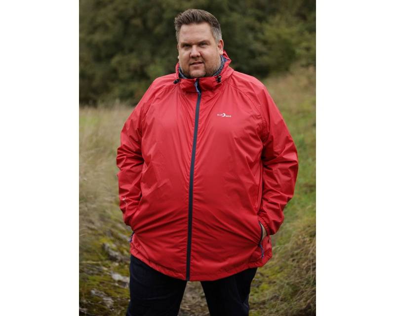 RennerXXL Funktionsjacke Fabian Leichte Dünne Herren XXL Regenjacke Übergrößen XXXL-10XL Ultra leicht und wasserdicht von RennerXXL