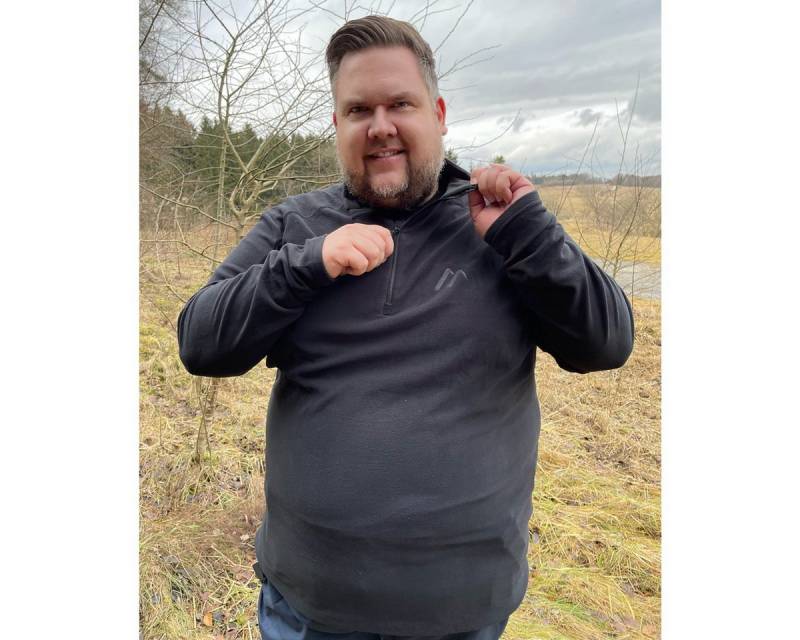 RennerXXL Longpullover Maier Sports Dennis Fleece-Pullover für Herren in XXL+ von RennerXXL