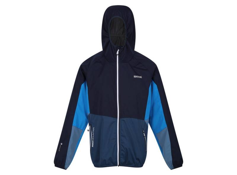 RennerXXL Funktionsjacke Tarvos Herren Softshelljacke Übergrößen Angeschnittene Kapuze mit Gummizug, ergonomisch geformte Ärme von RennerXXL