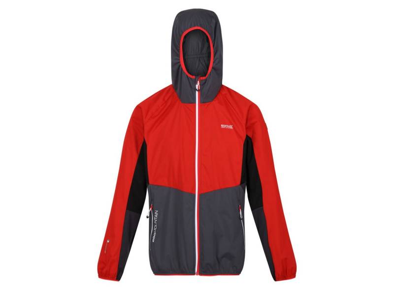 RennerXXL Funktionsjacke Tarvos Herren Softshelljacke Übergrößen Angeschnittene Kapuze mit Gummizug, ergonomisch geformte Ärme von RennerXXL