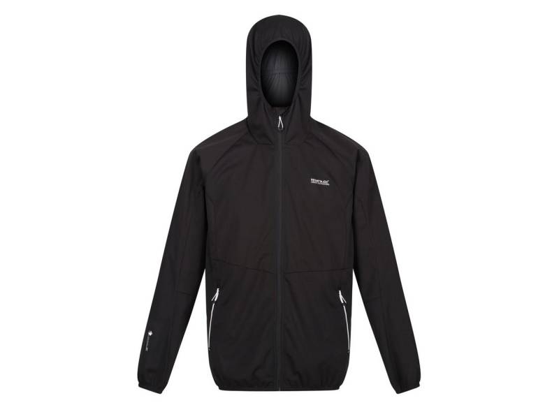 RennerXXL Funktionsjacke Tarvos Herren Softshelljacke Übergrößen Angeschnittene Kapuze mit Gummizug, ergonomisch geformte Ärme von RennerXXL