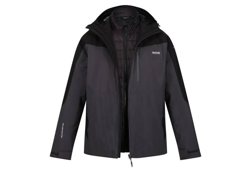 RennerXXL Funktionsjacke Regatta Wentside Herren Doppeljacke Übergrößen 3-in-1-Design mit herausnehmbarer Innenjacke, verstellbare Kapuze von RennerXXL
