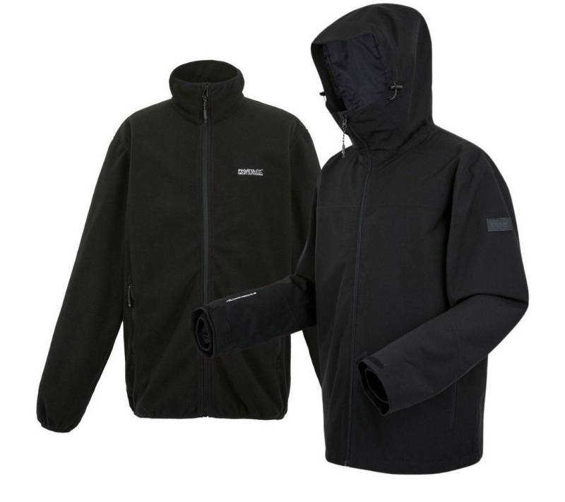 RennerXXL Funktionsjacke Renner Aarberg Herren 3in1 Doppeljacke XXL-5XL 3in1 Herren Doppeljacke wasserdicht mit warmer Fleece-Innenjacke von RennerXXL