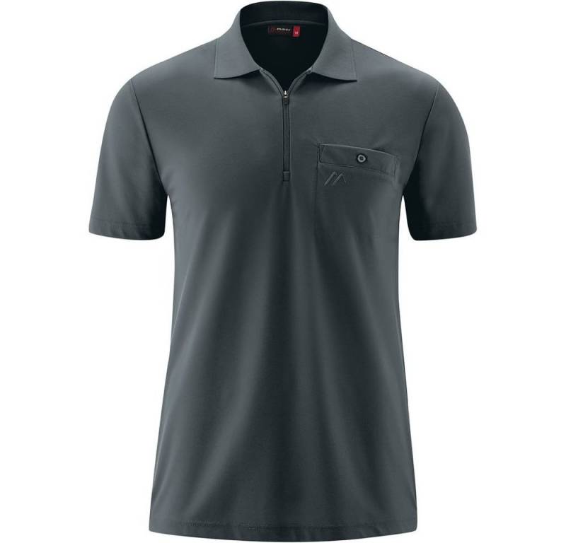 RennerXXL Funktionsshirt Maier Arwin Herren Polo-Funktionsshirt mit Brusttasche Übergrößen atmungsaktiv und schnelltrocknend mit Brusttasche, gestrickter Kragen von RennerXXL