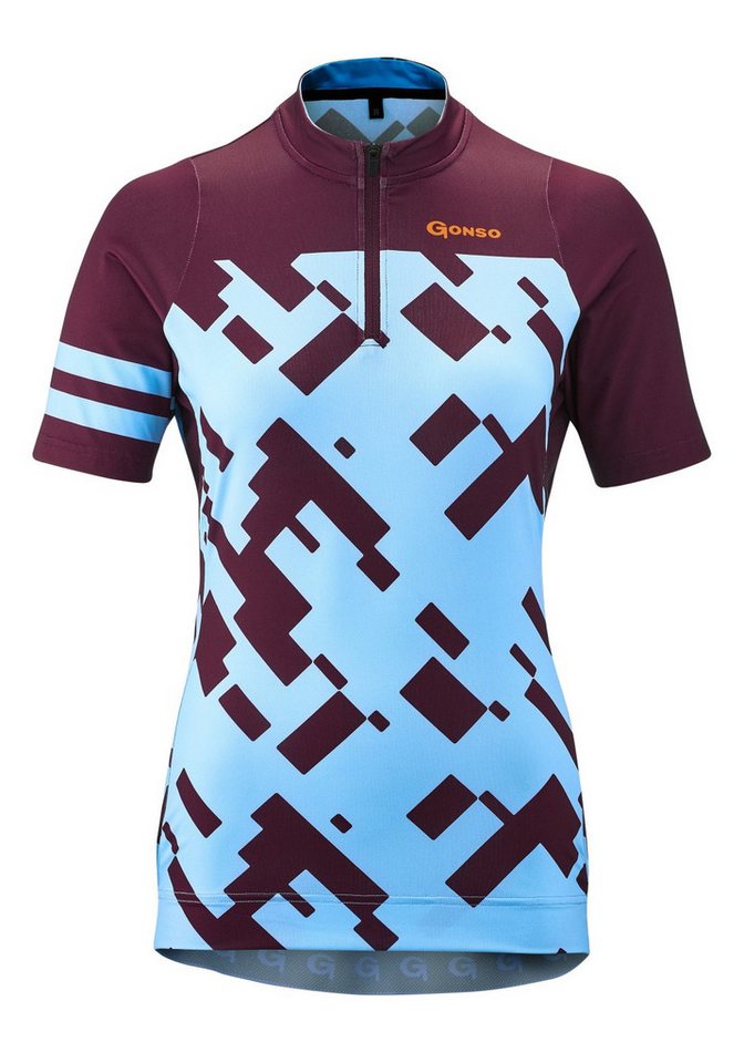 RennerXXL Funktionsshirt Gonso Ceniga Damen Fahrrad Shirt Übergrößen Antirutsch-Silikon-Saumgummi für stabilen Halt bei Bewegung von RennerXXL