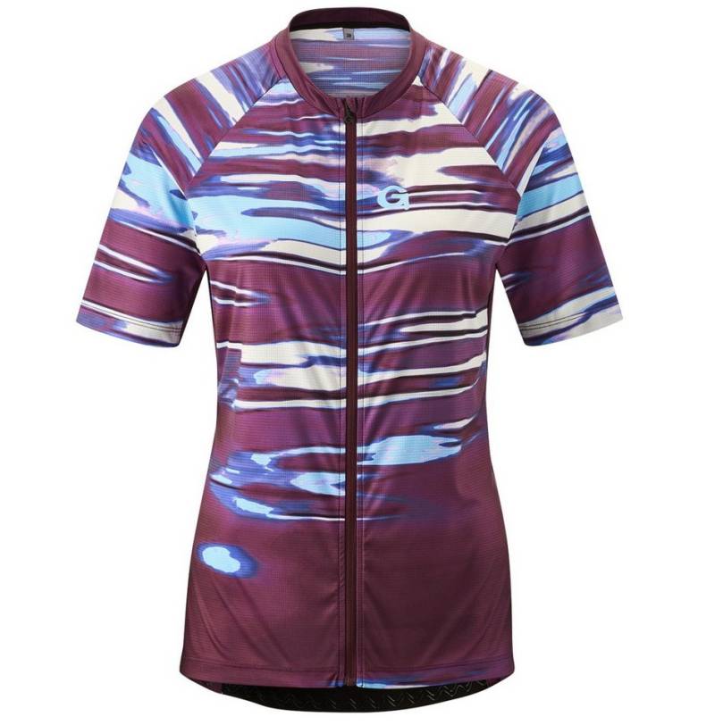 RennerXXL Outdoorbluse Gonso Damen Rad-Trikot durchgehender Reißververschluss Übergrößen Reflektierende Designelemente für verbesserte Sichtbarkeit von RennerXXL