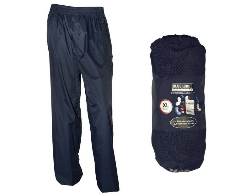 RennerXXL Regenhose Falko Leichte Dünne Radhose - Überhose, Herren Übergrößen XXL-8XL leicht und klein verstaubar, seitlicher Reißverschluss bis Wade von RennerXXL