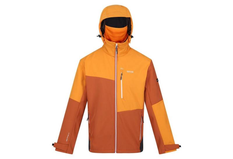RennerXXL Softshelljacke Regatta Hewitts Herren Softshell Funktionsjacke Reißverschluss-Belüftungen, Stretchzonen, DWR-Imprägnierung von RennerXXL