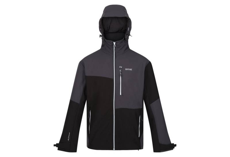 RennerXXL Softshelljacke Regatta Hewitts Herren Softshell Funktionsjacke Reißverschluss-Belüftungen, Stretchzonen, DWR-Imprägnierung von RennerXXL