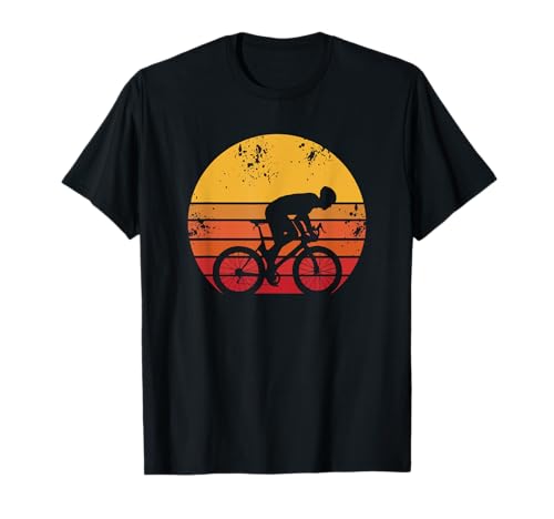 Rennrad Designs - Vintage Retro Triathlon T-Shirt für Frauen & Männer - Schwarz, S - Klassisch geschnitten, Kurzarm, Polyester 100% von Rennrad Designs
