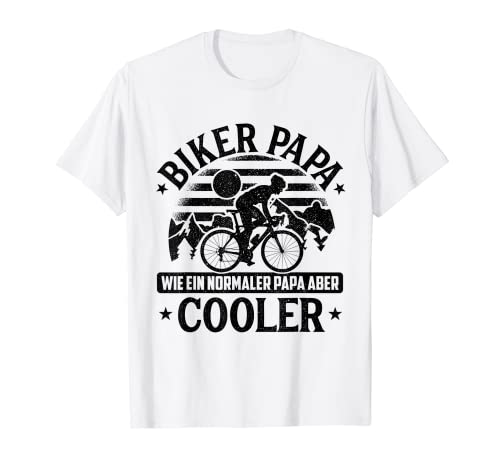 Herren Biker Papa Wie Ein Normaler Papa Aber Cooler Rennrad Fahrrad T-Shirt Herren Biker Papa Wie Ein Normaler Papa Aber Cooler Rennrad Fahrrad T-Shirt von Rennrad Geschenk Radfahrer Radsport Fahrradfahren