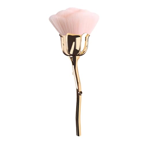 Renopfect Nagel Kunst Stau-b Entferner Pinsel, Staubbürste Für Nägel, Rosenförmige Make-up Pinsel Nacken-Gesicht-Haar-Staubbürste, Nagelbürste Staubentferner Dip Pulver Reinigung Staubentferner von Renopfect